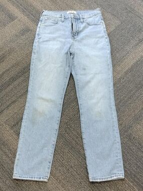 Light Blue Women's Straight-Leg Jeans